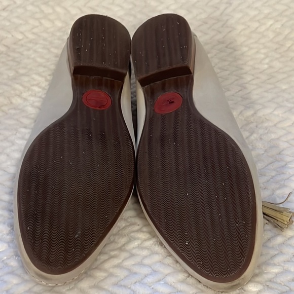 Marc Joseph Beige Leather Tassel Mocassin Leather Loafers Size 9 - Picture 9 of 11